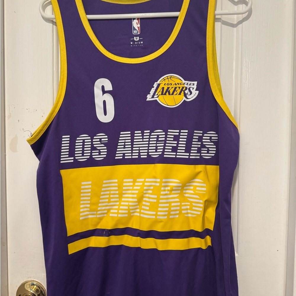 NBA Purple and Yellow Team Jersey